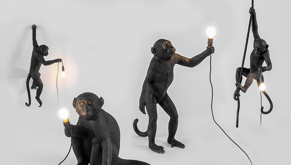 Dekoratives Monkey Pendant Light