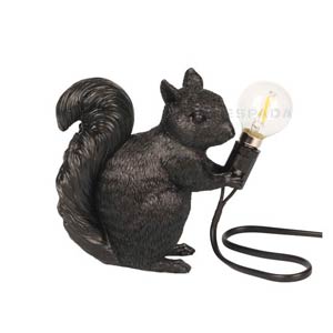 Einzigartiges Eichhörnchen Tischlampe