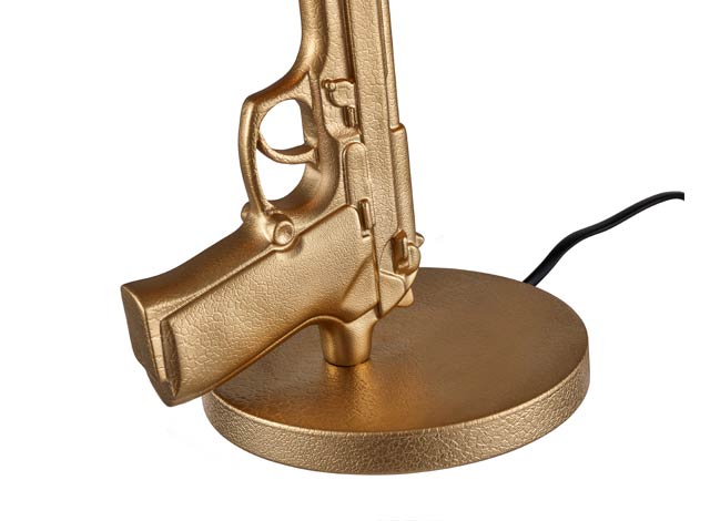 Replica Gun Bedside Table Lamp